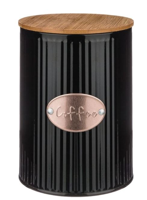 Емкость AGNESS черное золото для сыпучих продуктов КОФЕ 790-172